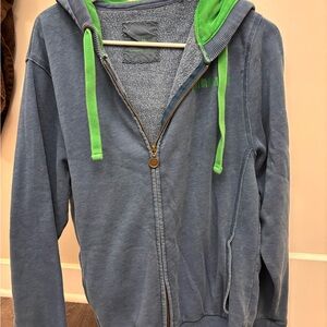 Under Armour Blue and Green Hoodie